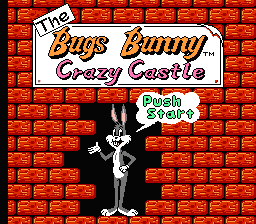 The Bugs Bunny Crazy Castle title screenshot